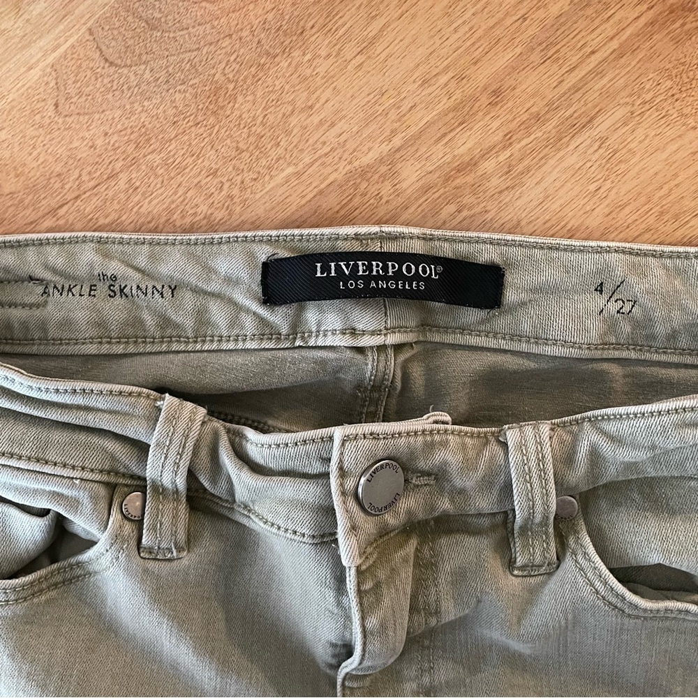 Liverpool Green Jeans - Picture 4 of 8